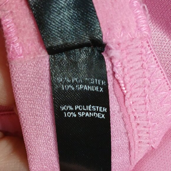 WOMENS STEVE MADDEN PINK PADDED UNDERWIRE BRA SIZE 38C - Picture 4 of 9